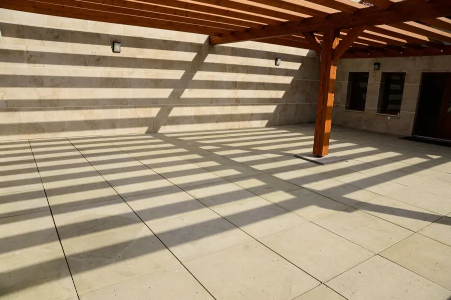Terrace with pergola